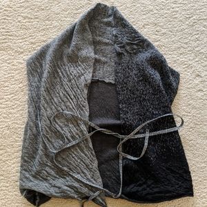 Stunning soft wool wrap vest by Sarah Pacini